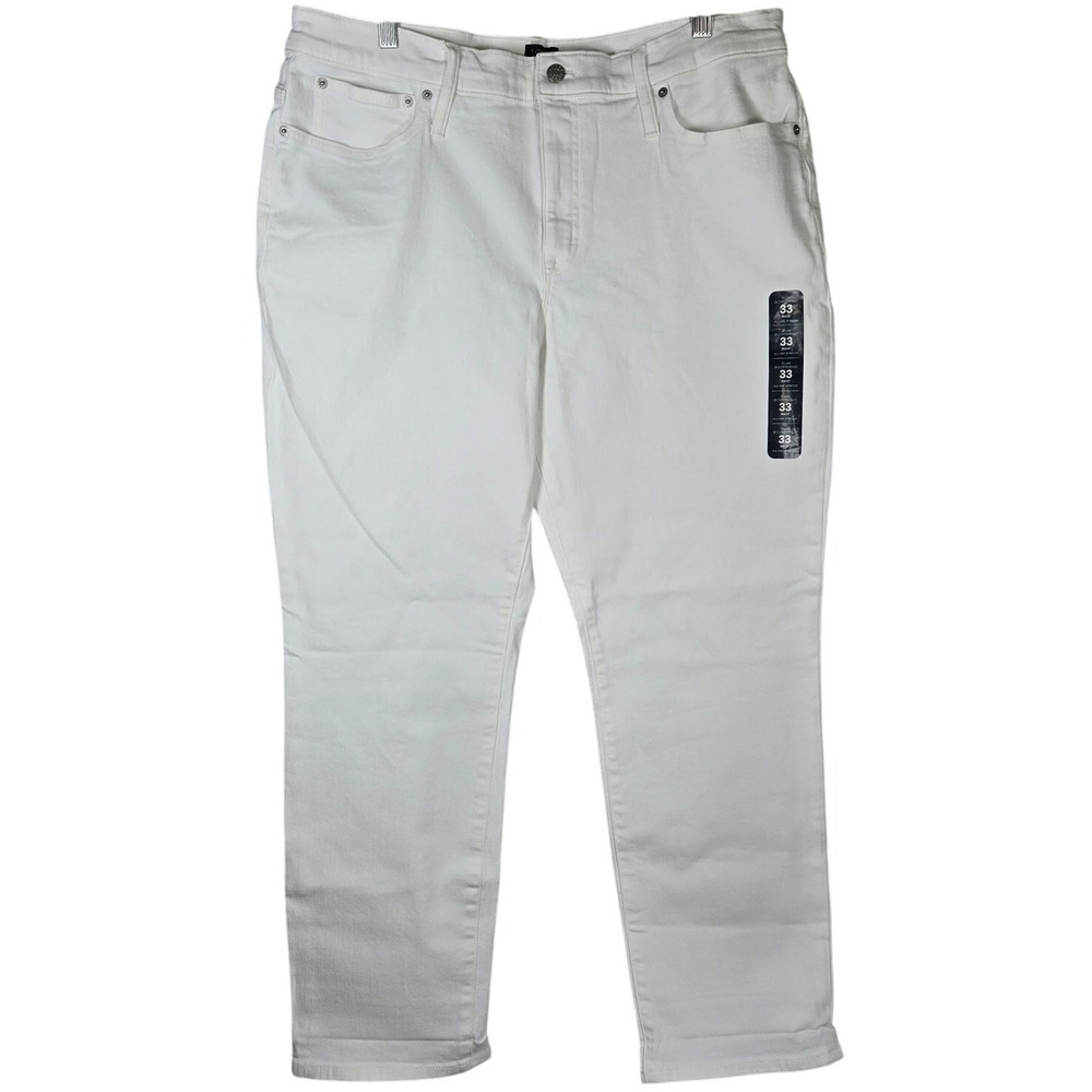 J. Crew Factory Slim boyfriend jean in all-day stretch‎ 33 BO673 NWT